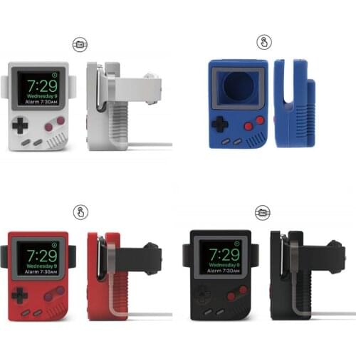 2021 New Silicone Retro Game Console Design Charge Stand Holder Station Dock for apple watch Series 1/2/3/4 42mm 38mm 40mm 44mm