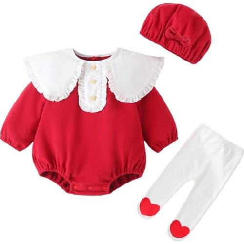 0-2 Year Old Baby Jumpsuit Spring Short Climbing Suit Newborn One Year Old Clothes Cute Female Baby Clothes