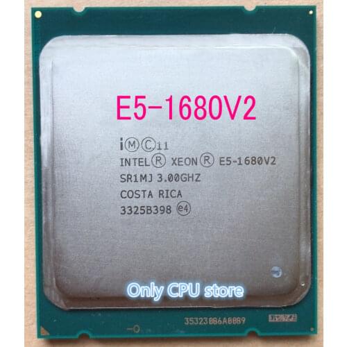 Free shipping E5-1680V2 Original Intel Xeon E5-1680 V2 3.0GHz 8-core 25MB SmartCache E5 1680V2 FCLGA2011 130W 22nm Processor