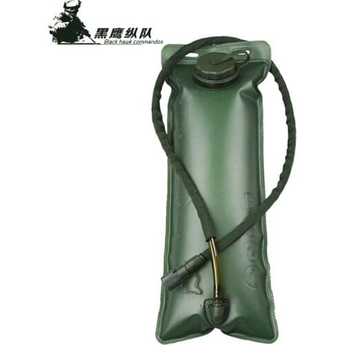 Food grade EVA army green drinking water bag 3L water bag liner outdoor water bag small mouth water bag folding water bag