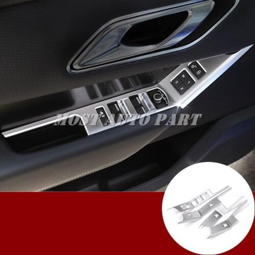 Inner Car Door Window Switch Frame Trim Cover For Land Rover Range Rover Velar 2017-2020 Car accesories interior Car decoration