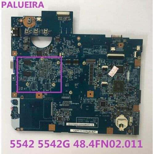 PALUBEIRA High quality fit for ACER 5542G 5542 Laptop motherboard MB.PHP01.002 MBPHP01002 48.4FN02.011 DDR2