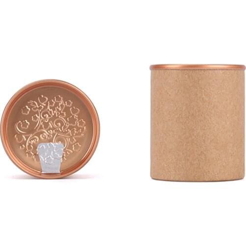 Star Packaging Manufactory Food Grade Tea Packaging Tube Recycled Kraft Paper Tube Can
