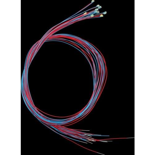 10/set LED Light with Wire for Architecture Soldier Military Model Accessory