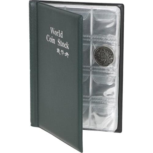 120 Pockets Coin Collection Book Coin Organizer Collection Album For Home Storage Collect Coin Storage Bag