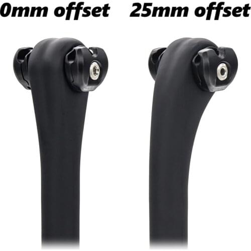 2020 New NO LOGO 25mm Carbon offset Seatpost 27.2*400/350mm Carbon Bike Cycling Parts MTB/Road bicycles