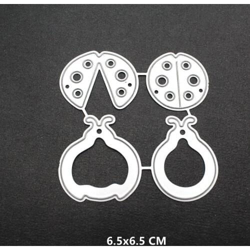 2021 Ladybug Metal Cutting Dies DIY Scrapbooking Paper Photo Album Crafts Knife Mould Cards Embossing Mold Stencils for Decor