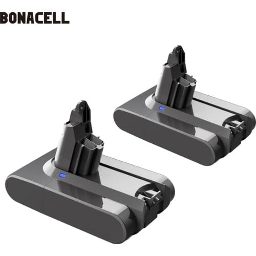 Bonacell 21.6V 2200mAh Li-ion Battery for Dyson V6 DC58 DC59 DC61 DC62 DC74 SV09 SV07 SV03 965874-02 Vacuum Cleaner Battery L30