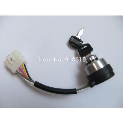 Start Switch&Keys Key Switch 5 wires gasoline generator parts