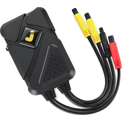 AHD Cameras DVR with Extended Controller Dual Lens Car DVR HD MDVR 2CH Camcorder Ayellowsock DVR-Camera-Kit Real Loop Recording