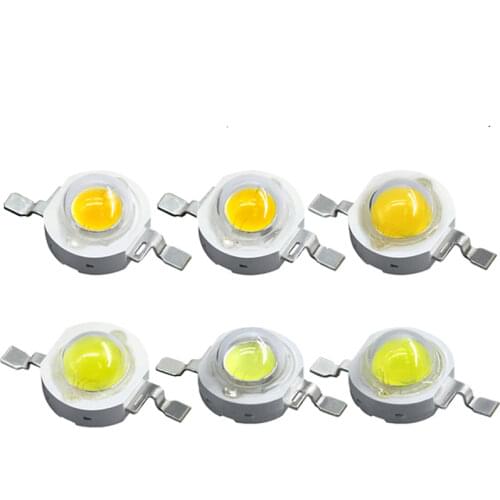 Free Shipping 50PCS 3W High Power White Light LED Lamp Beads LED 180-200LM