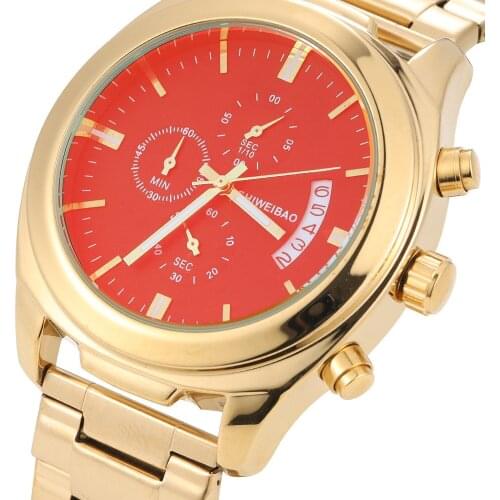 Watch Men Top Luxury Brand Gold Sport Waterproof Quartz Watches Mens Chronograph Date Male Clock relogios masculino