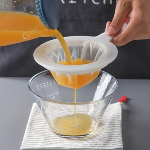 Soy Milk Filter Household Ultra-fine Squeezed Juice Sieve Separation Filter Dregs Artifact Kitchen Colander