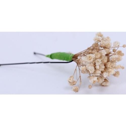Hidden Botanics 4 Pcs Babys Breath Hair Pins Gypsophila Dried Flower Accessory Rustic Floral Headpiece Bridal Piece Boho