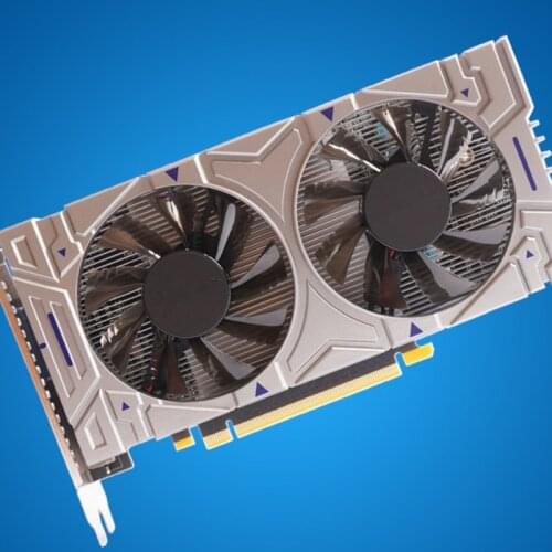 Gaming Graphic Card for NVIDIA GTX 550Ti 4GB GDDR5 128 Bit PCIE 2.0 HDMI-Compatible/VGA/DVI Interface w/ 2 x Cooling Fan