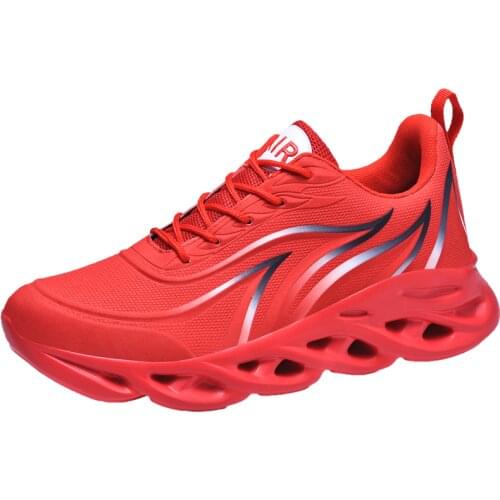 Blade Running Shoes for Men Jogging Sneakers for Male Breathable Mesh Lace-up Outdoor Training Fitness Sport Shoes Man Sneakers