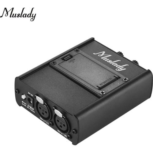 Muslady Personal In-ear Monitor Headphones Earphones Amplifier Amp with XLR Inputs 3.5mm Output