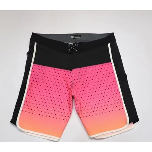 New Mens Surfing Swim Waterproof Beach Board Shorts Elastic Quick Dry Breathable Bermuda Phantom Beach Shorts Fitness Gym Trunks