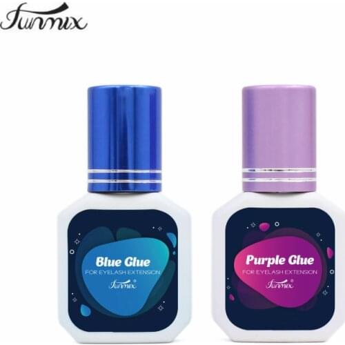 2019 FUNMIX New colorful Glue for Eyelash Extensions 0.5s Dry Time Eyelash Extensions MSDS Adhesive keep 90days