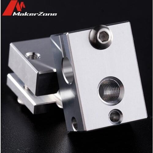 Upgrade V6 Aluminum Alloy Heater Block For E3D Hotend Titan Extruder PT100 Sensor Cartridge HT-NTC100K For 3D Printer Parts
