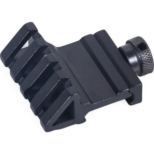 Hunting 45 Degree Angle Offset Side 4 Slot Mount 20mm Picatinny Weaver Laser Scope Rail Mount Base Adapter