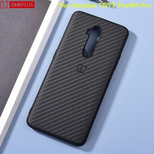 Oneplus 8 7T Pro 8T Nord N10 Phone Case Ultra-thin Carbon Fiber Release Shockproof Back Cover Protect Shell For One plus 1+8pro