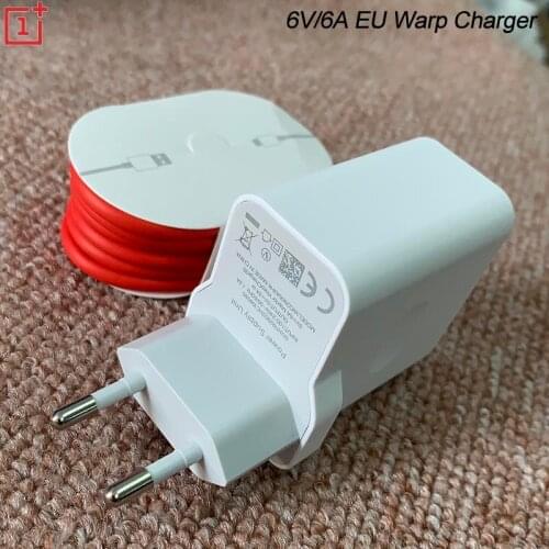 Original Oneplus 7 Warp Charger 5V/6A 30W EU USB Fast Dash Adapter 1/1.5M Type C Cable For Oneplus 3 3T 5 5T 6 7T Pro