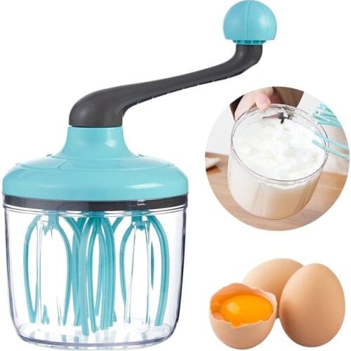 Semi-automatic Egg Beater Egg Whisk Manual Hand Mixer Self Turning Egg Stirrer Kitchen Accessories Egg Tools Kitchen Gadgets