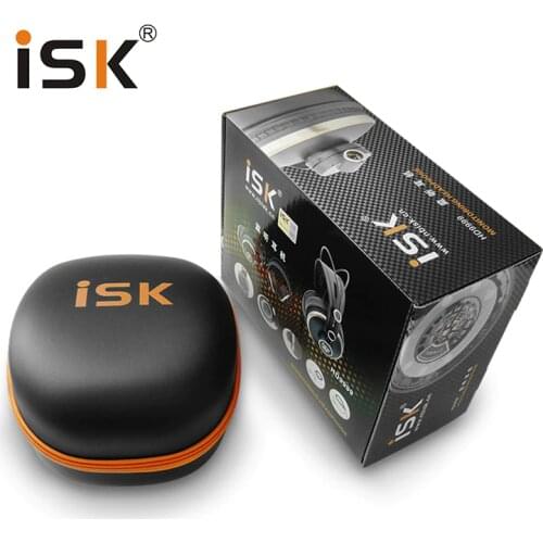 Luxurious Comfortable ISK HD9999 Fully enclosed Monitor Headset earphone for DJ/audio mixing/recording studio monitoring