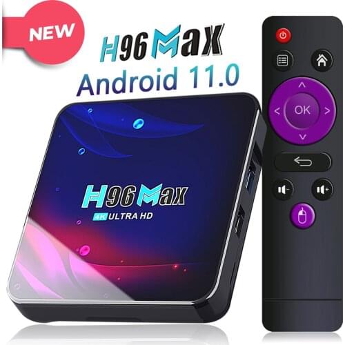 H96 Max V11 Smart Tv Box Android 11.0 RK3318 Quad-Core Android TVBOX 4K 4GB 32GB 64GB 5.8G Wifi Media Player Set Top Box H96max