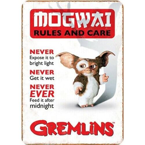 Animal Vintage Retro Metal Tin Signs Wall Plaques Bar Club Pub Plates Home Decor