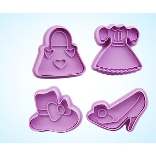 3D Three-dimensional Plastic Pressing Cookie Mould, Fondant Mould and Cake Mould