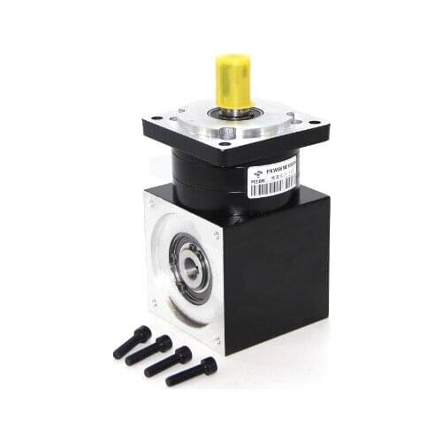 90 degree right angle planetary reducer Nema34 for stepper motor servo motor speed ratio 52.8:1 64:1 96:1 125:1 256:1