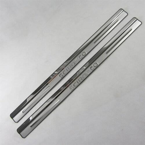 Car Accessories 304 Stainless Steel Scuff Plate / Door Sill For Vw/volkswagen Scirocco 2011 2012 2013 2014 2015 Car Styling