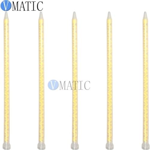 Free Shipping Resin Static Mixer MS10-32 Mixing Nozzles For Duo Pack Epoxies (Yellow Core)