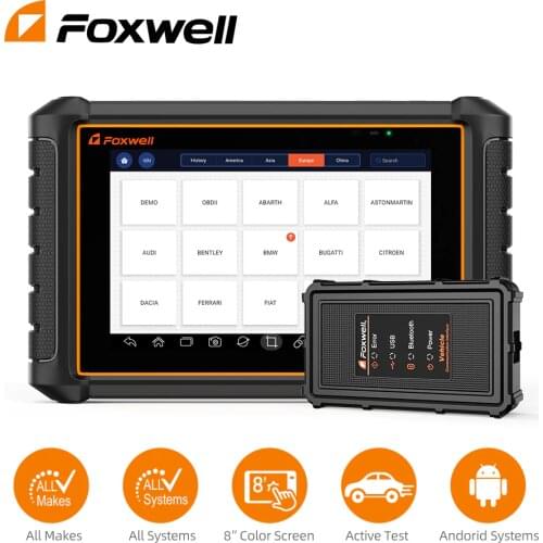 Foxwell GT65 OBD OBD2 Diagnostic Automotive Scanner Full System EPB DPF TPS 24 Reset Active Test OBD2 Scanner Car Diagnostics