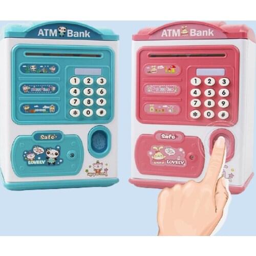 Electronic Money Box Fingerprint Piggy Bank Money Safe Large Savings Box For Coins Cash Piggybanks Orginal For Kids Piggy Bank