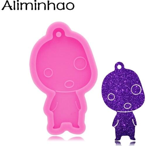 DY0975 Glossy Boby Molds , Resin Crafting Mold Defense Tools , Silicon Mould for Epoxy Jewellery Making