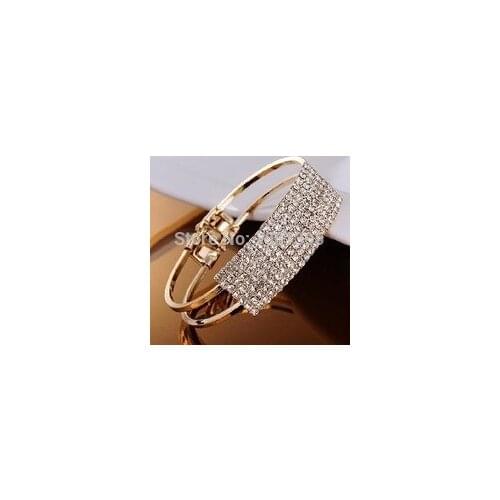Hot Sales Fashion Korea sweet Hollow out rhinestone bracelet bangle jewelry-CRYSTAL SHOP