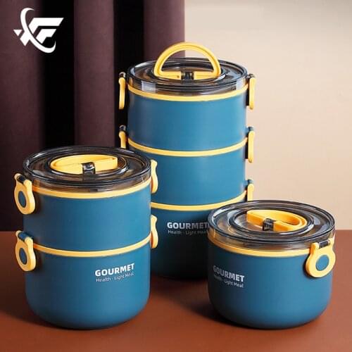 BPA-Free Lunch Box Japanese Bento Boxes Microwave Food Storage Container with Insulated Bag for Adults, Student, Kids Lunches