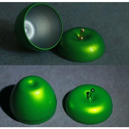 Apple Shaped Mini Tin Tea Suger Candy Sealed Coffee Storage Box Metal Case Wedding Favor Organizer Container L4MB