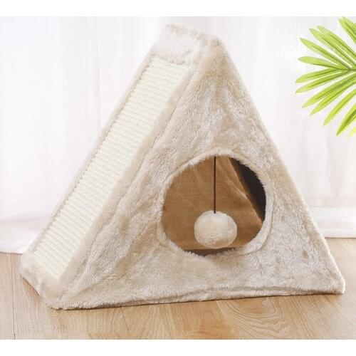Plush Cushion Covers Tent House Cushions Pet House for Cats Products for Pets Things for Cats Accessories Folding Bed Petkit Cat