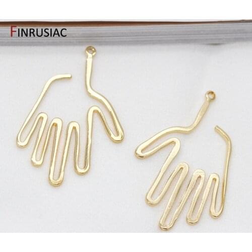 3 Models Newly Designed 14K Gold Plated Pendants, Hollow Pentagram Star /Buddha Palm/Leaves Pendant DIY Jewelry Making