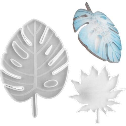 Maple Leaf Coaster Silicone Molds DIY Cup Holder Mat Epoxy Resin Molds Maple Turtle Leaf Coasters Mould Jewelry Making Tools