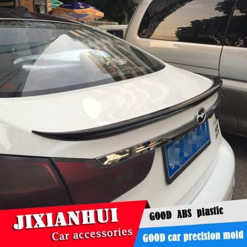 For Forte Spoiler 2011-2015 Kia K3 Spoiler WWK ABS plastic Material Car Rear Wing Color Rear Spoiler