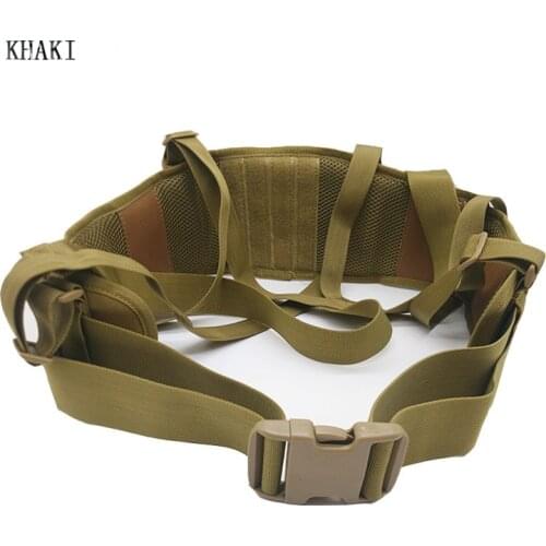 Outdoor tactical girdle, multifunctional Molle combination, field combat training, double shoulder strap, girdle, wide Belt