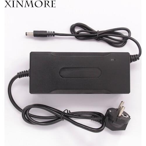 XINMORE Auto-Stop 54.6V 2A Lithium Battery Charger For 48V Li-Ion Lipo Battery Pack Cooling with Fan Inside