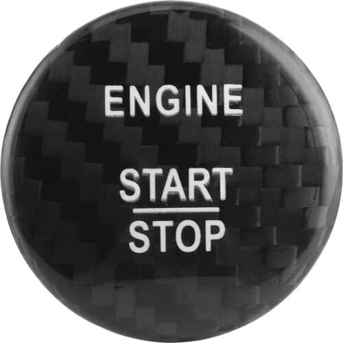 Car mirror protect Car Mirror Carbon Fiber Engine Start Stop Button Cover Trim Fit for Mercedes B C E S CLA CLS Class car