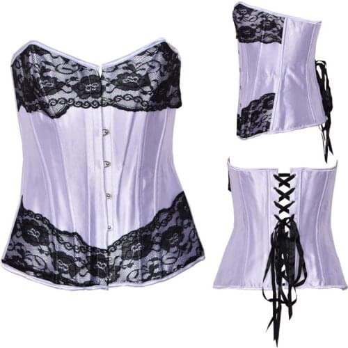 Womens Gothic Waist Corsets Trainer Bustier Female Slim Sheath Belly Underbust Sexy Lingerie Steampunk Tops Blouses Body Shaper