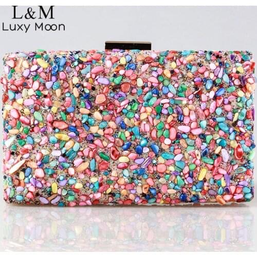 Candy Color Women Evening Bags Wedding Party Dinner Clutch Female Diamonds Metal Crystal Stone Bag Dress Purse and Handbags X7R